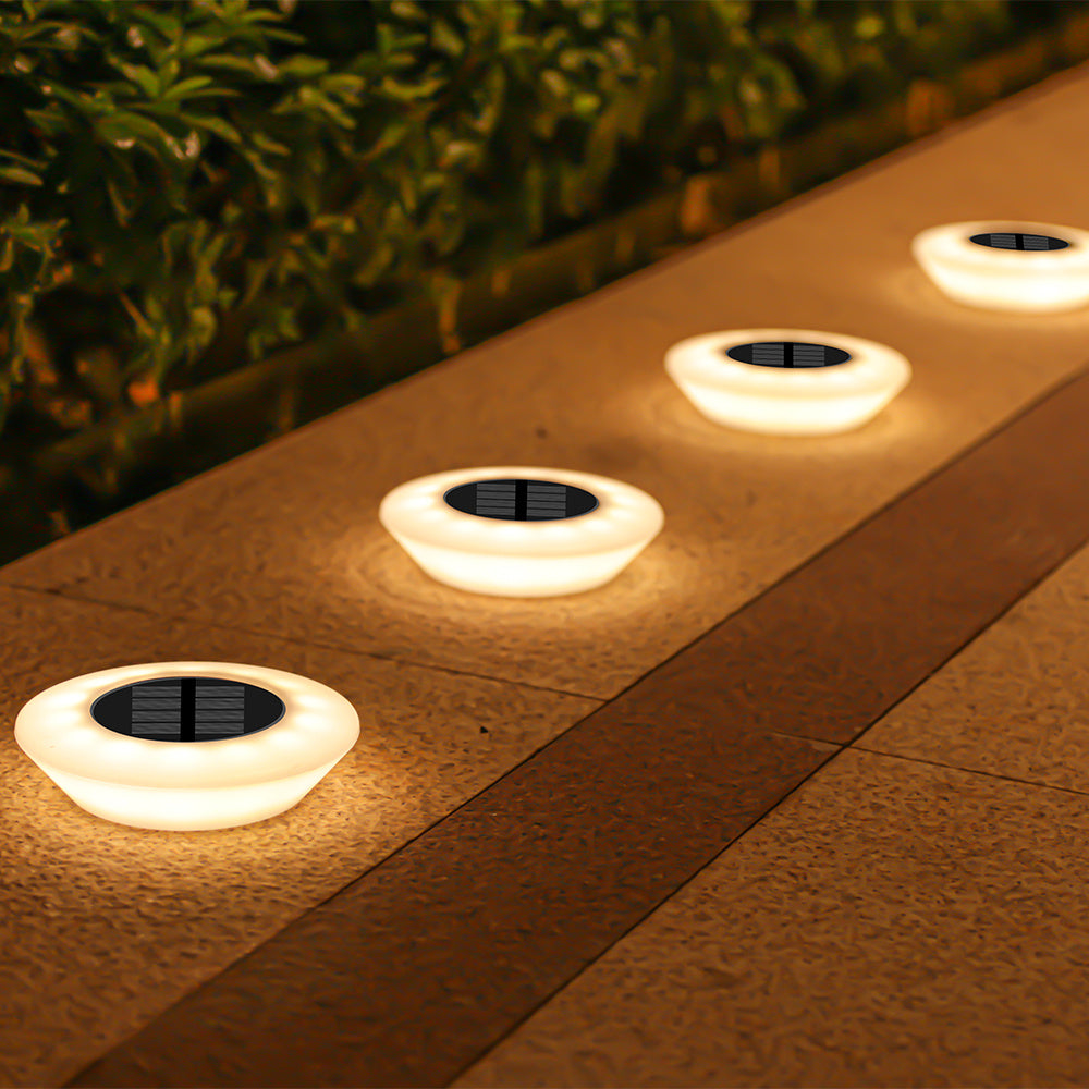 Solar Decking & Step Lights (4-Pack / 6-Pack) – IP44 Waterproof Outdoor LED Pathway Lights