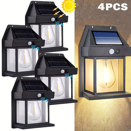Solar Wall Lamp – Outdoor Decorative LED Lights for Garden, Patio & Fence (2/4/6/10 Pack)