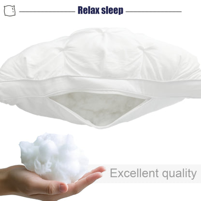 Neck & Spine Five Star Hotel Support Pillow – Relaxing, Breathable Bedding for Home (1pc/2pcs)