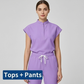 AeroFlex Classic Scrubs Set – Women’s V-Neck Workwear for Long Shifts