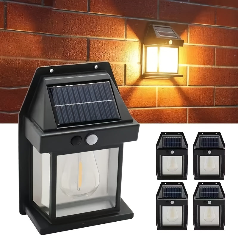 Solar Wall Lamp – Outdoor Decorative LED Lights for Garden, Patio & Fence (2/4/6/10 Pack)