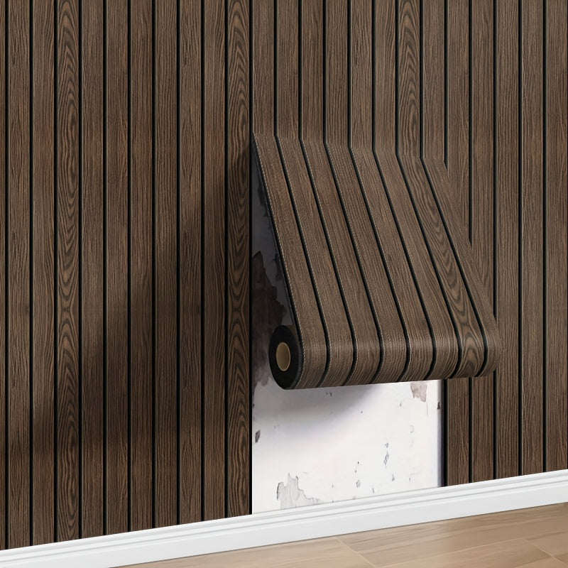 3D Wood Grain Wall Panels – Self-Adhesive Vinyl Wallpaper for Home & Office