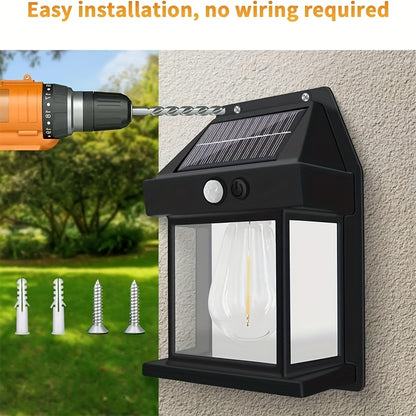 Solar Wall Lamp – Outdoor Decorative LED Lights for Garden, Patio & Fence (2/4/6/10 Pack)