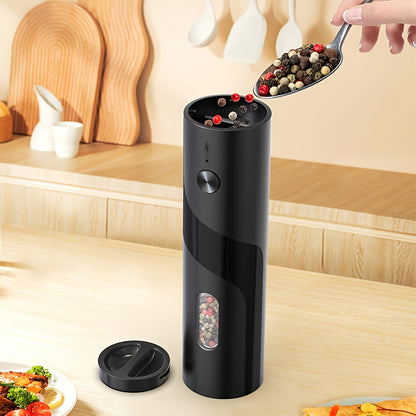 Rechargeable Electric Salt & Pepper Grinder Set with LED Light