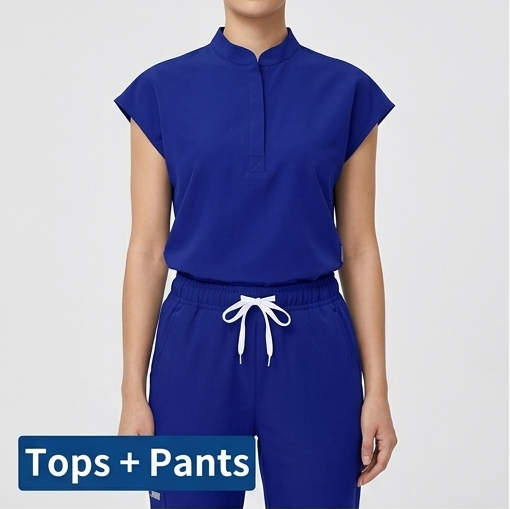 AeroFlex Classic Scrubs Set – Women’s V-Neck Workwear for Long Shifts