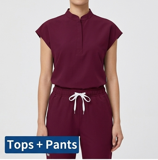 AeroFlex Classic Scrubs Set – Women’s V-Neck Workwear for Long Shifts