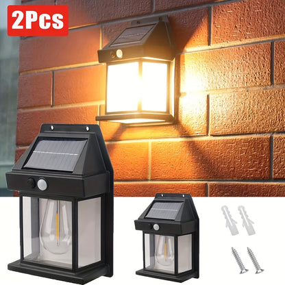 Solar Wall Lamp – Outdoor Decorative LED Lights for Garden, Patio & Fence (2/4/6/10 Pack)