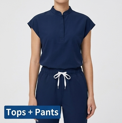 AeroFlex Classic Scrubs Set – Women’s V-Neck Workwear for Long Shifts