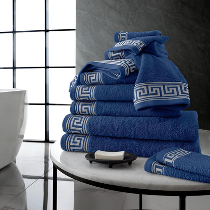Towel Set 500 GSM | 8 Piece Towel Set | 2 Hand Towel + 2 Bath Towel + 4 Face Towel | Family Pack Egyptian Cotton Towel Set