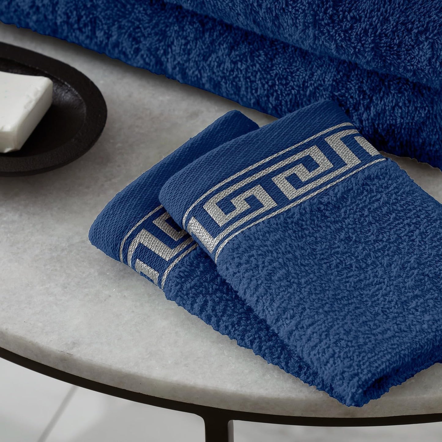 Towel Set 500 GSM | 8 Piece Towel Set | 2 Hand Towel + 2 Bath Towel + 4 Face Towel | Family Pack Egyptian Cotton Towel Set