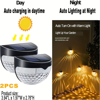 Solar Wall Lamp – Outdoor Decorative LED Lights for Garden, Patio & Fence (2/4/6/10 Pack)