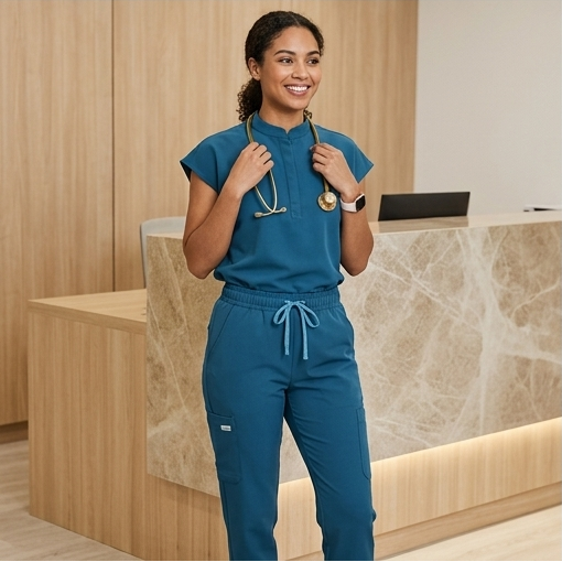 AeroFlex Jogger Scrubs Set – Stretch Fit & All-Day Comfort