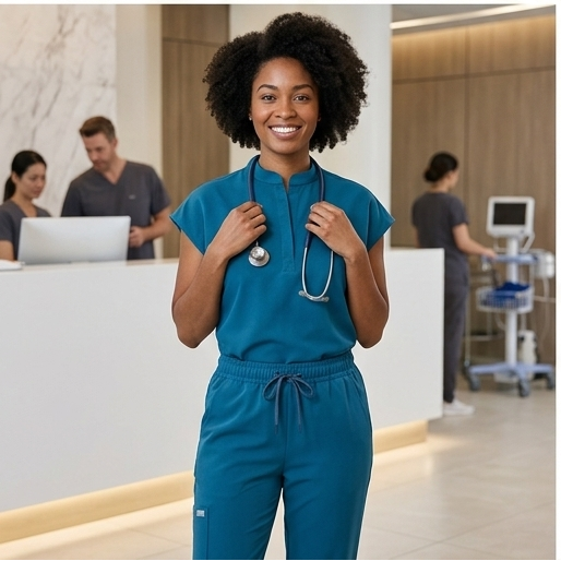AeroFlex Jogger Scrubs Set – Stretch Fit & All-Day Comfort