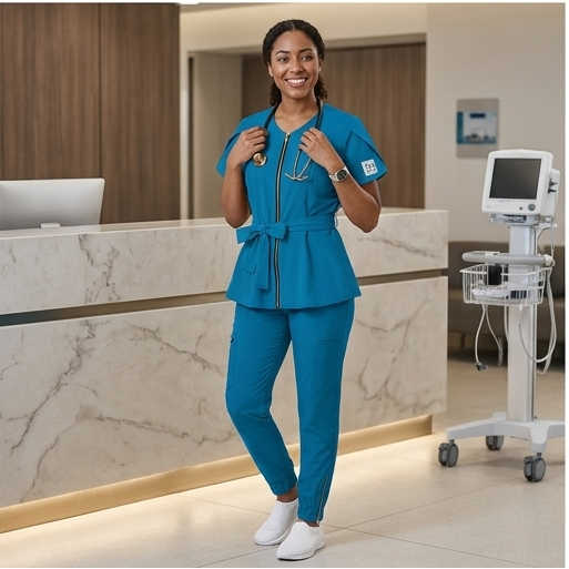 AeroFlex Scrubs Set – Comfortable & Stretch Fit for Long Shifts