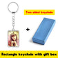 Double-Sided Crystal Keychain - Personalized Jewelry - Custom Photo Gift