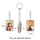 Double-Sided Crystal Keychain - Personalized Jewelry - Custom Photo Gift