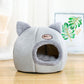 Cozy Cat Bed: Deep Sleep Comfort for Your Feline Friend | Small Dog House, Comfy Mat Basket, Pet Tent