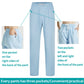 Unisex Scrub Set: V-Neck Top + Pants | Long-Sleeved Doctor Nurse Clothes Overalls