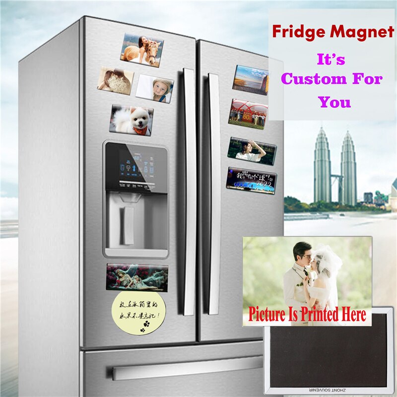 Personalized Custom Fridge Magnet - Cartoon Animals, Wedding, Photography | Unique Refrigerator Magnets for Gifts & Decor