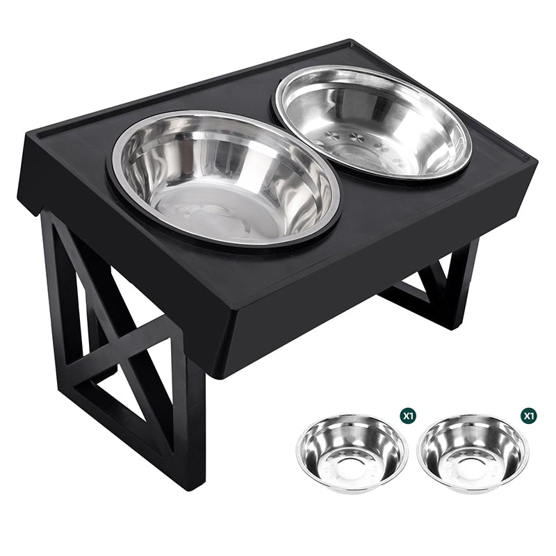 Height-Adjustable Dog Bowls: Elevated Feeding for Medium & Large Dogs