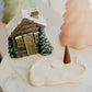 Rustic Log Cabin Christmas Incense Cone Burner | Cozy Holidays & Unique Gifts