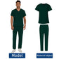 Men's Medical Scrubs Set | V-Neck Fashion Scrub Uniform for Doctors, Nurses | Clinic, Hospital, Lab Overalls