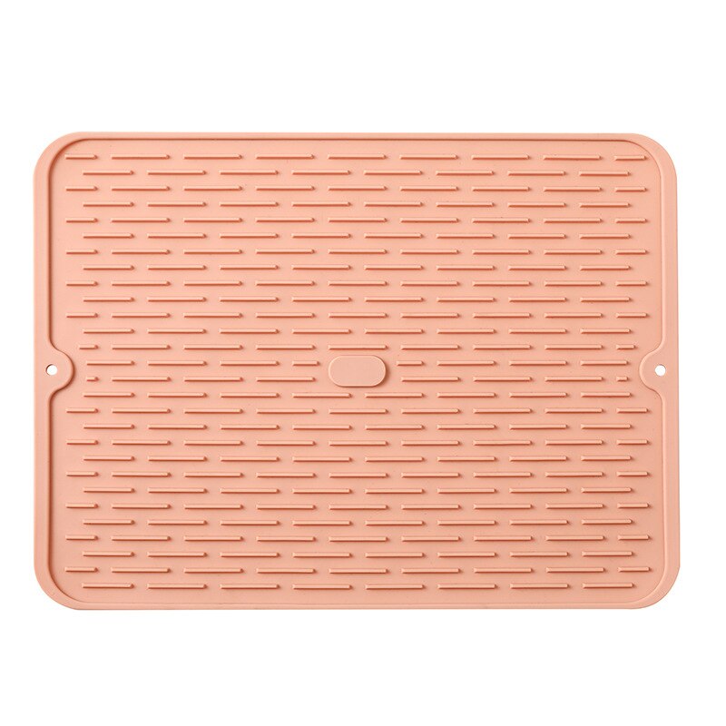 Non-Slip Silicone Drainer Mat - Large Size | Heat Resistant, Waterproof, and Stylish Countertop Dish Drying Pad