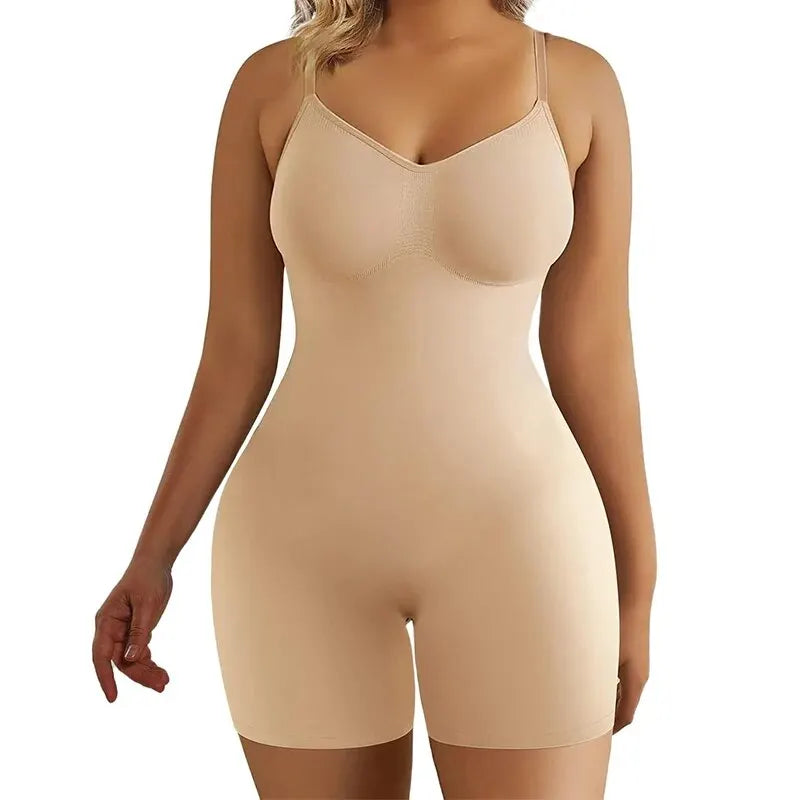 Tummy Control Bodysuit for Women | Seamless High Waist Flat Belly Shapewear Body Shaper