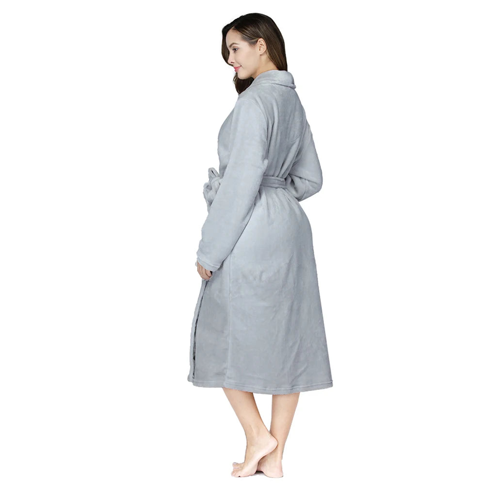 Plush Women's Bathrobe | Warm & Comfortable Winter Homewear