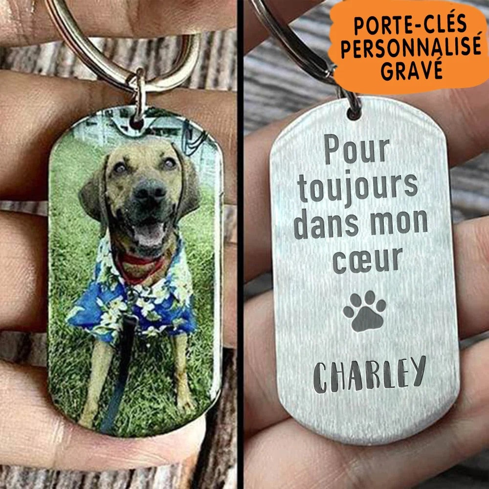 Personalized Pet Photo Necklace - Keep Your Furry Friend Close to Your Heart