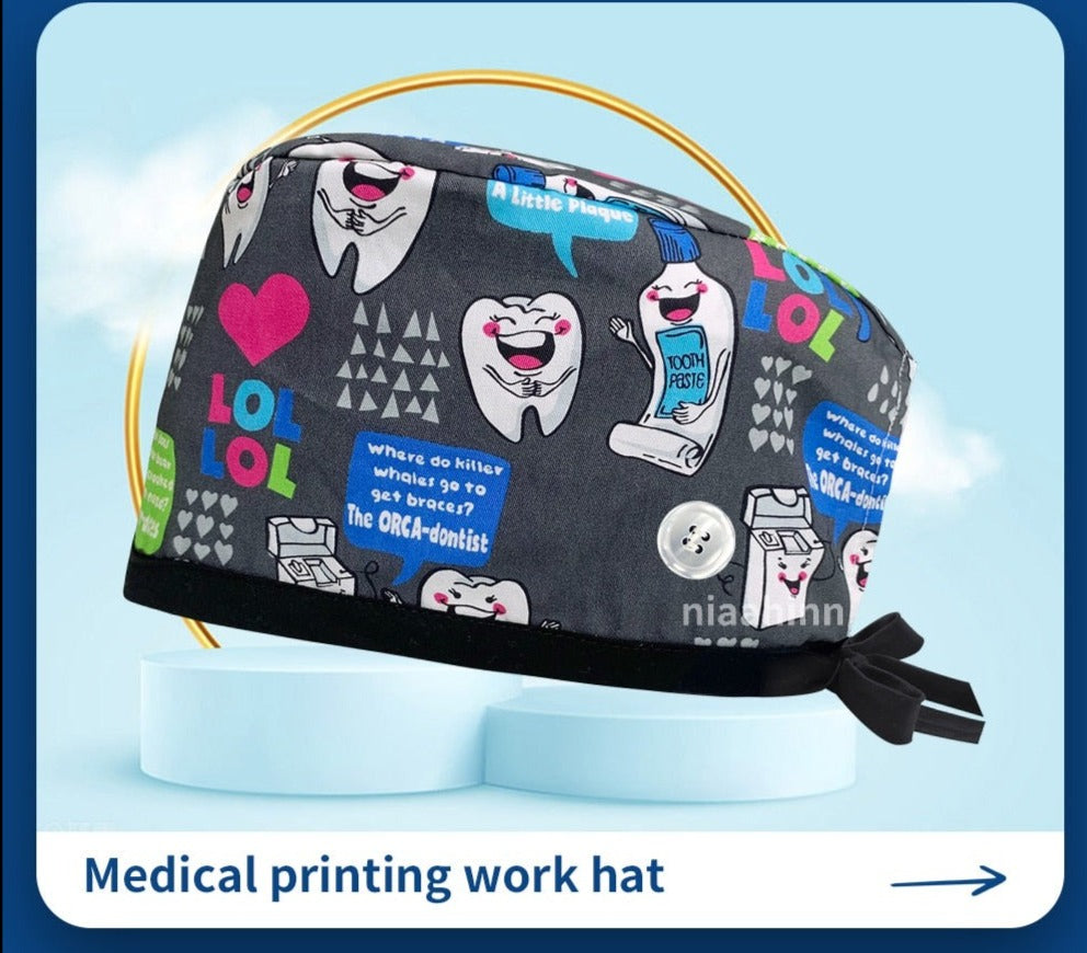 Unisex Stylish Surgical Cap | Fashionable Caps for Medical Professionals