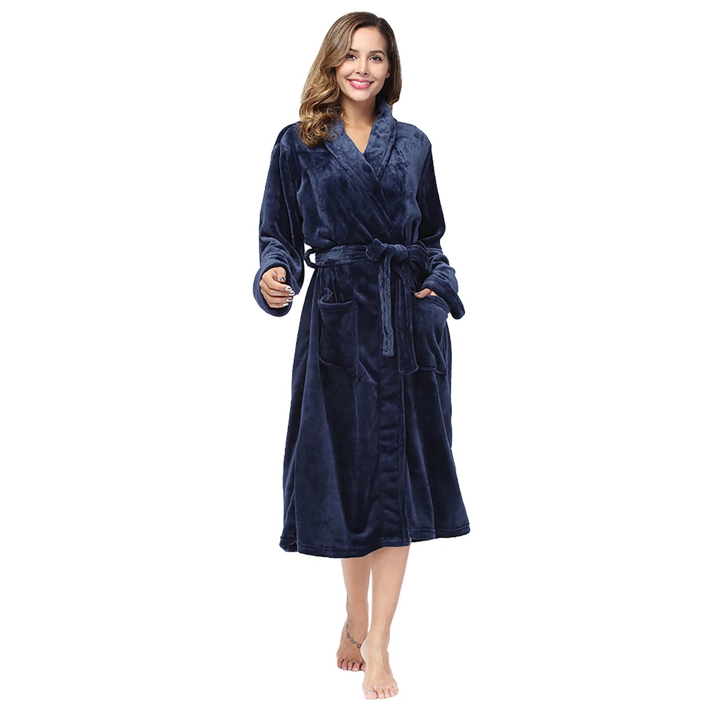 Plush Women's Bathrobe | Warm & Comfortable Winter Homewear