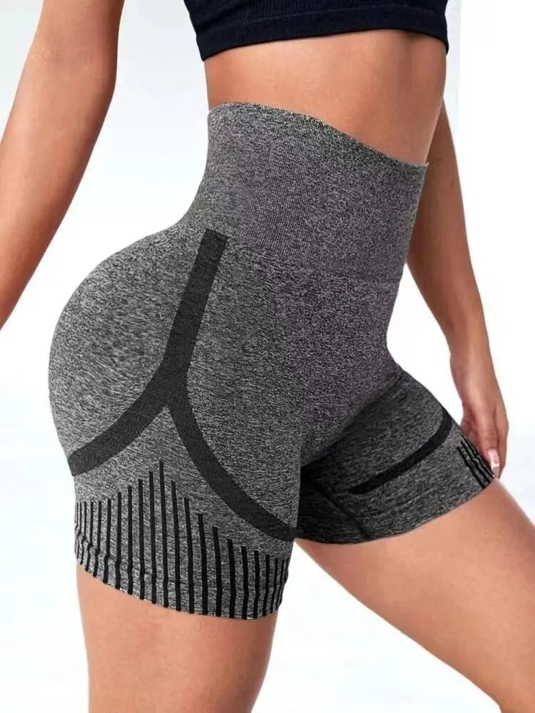 Women’s High Waist Yoga Shorts | Butt Lift Fitness Running Gym Workout Shorts