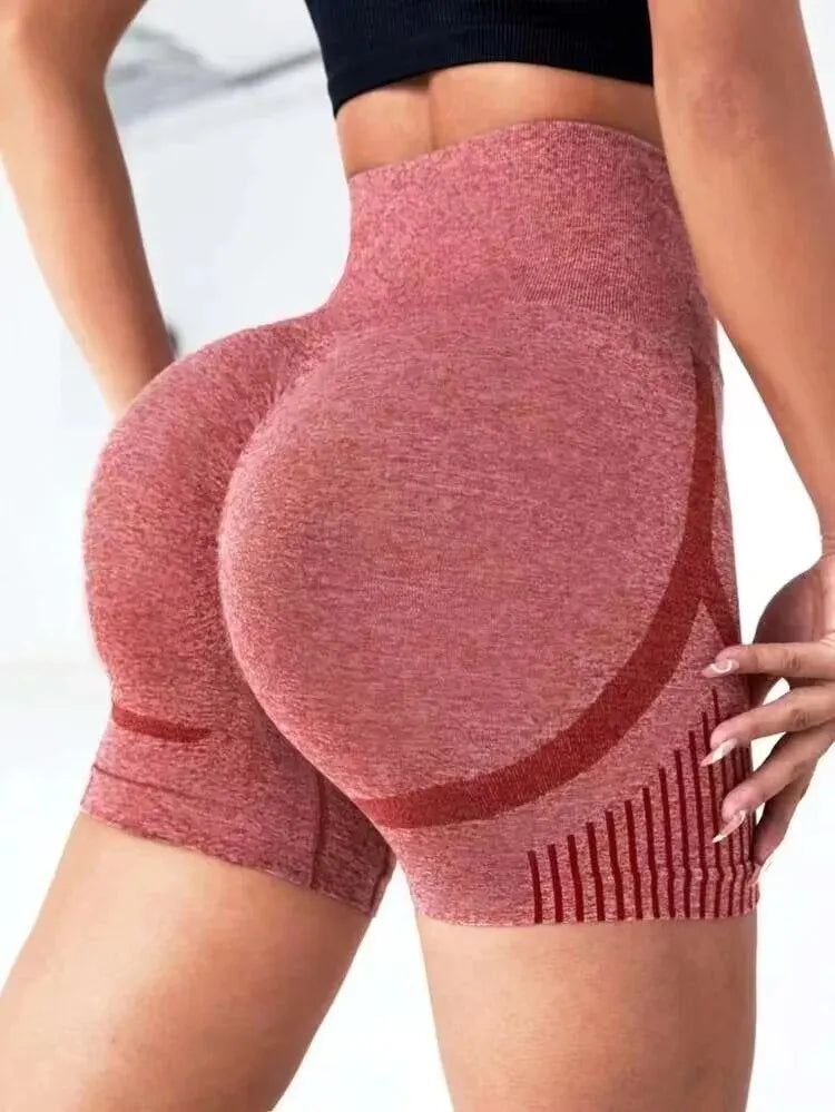 Women’s High Waist Yoga Shorts | Butt Lift Fitness Running Gym Workout Shorts