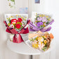 Creative Knitted Flower Bouquet - Handcrafted Crochet Flowers for Memorable Gifts