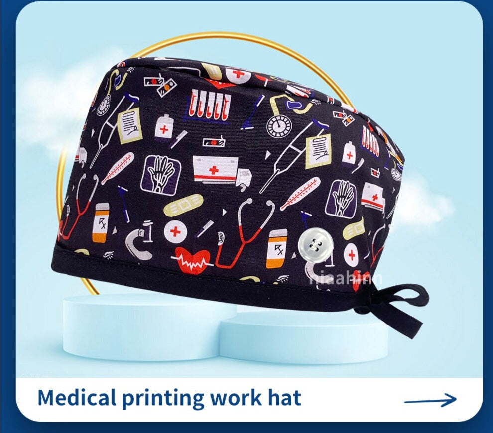 Unisex Stylish Surgical Cap | Fashionable Caps for Medical Professionals