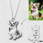 Personalized Pet Photo Necklace - Keep Your Furry Friend Close to Your Heart