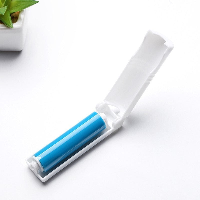 Reusable Lint Remover & Pet Hair Remover for Clothes and Furniture - Washable Sticky Roller for Sofa and More