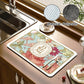 Super Absorbent Dish Drying Mat: Quick Dry & Stylish Kitchen Placemat