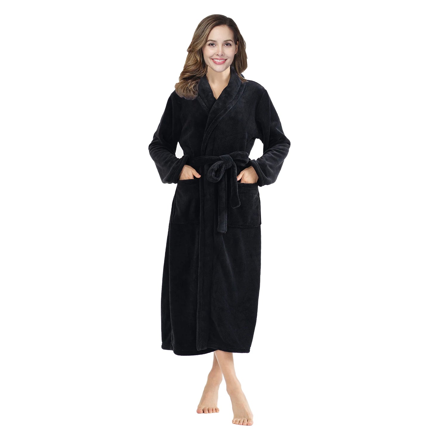 Plush Women's Bathrobe | Warm & Comfortable Winter Homewear