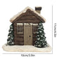 Rustic Log Cabin Christmas Incense Cone Burner | Cozy Holidays & Unique Gifts