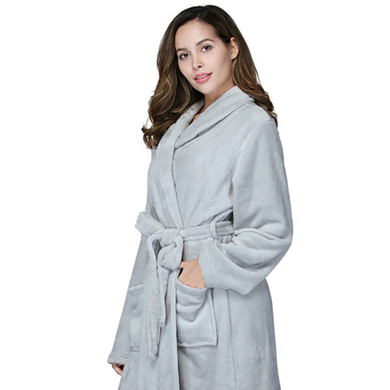 Plush Women's Bathrobe | Warm & Comfortable Winter Homewear