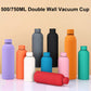 500/750ML Small Mouth Thermos Cup | Outdoor Stainless Steel Water Bottle |Insulated Rubber Paint Finish