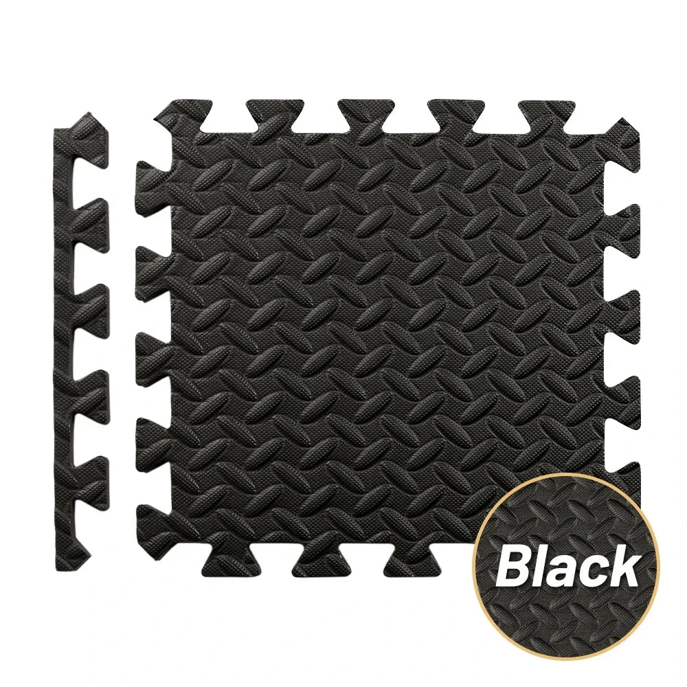 Puzzle Fitness Mat Set | EVA Foam Interlocking Tiles for Home Gym & Kids