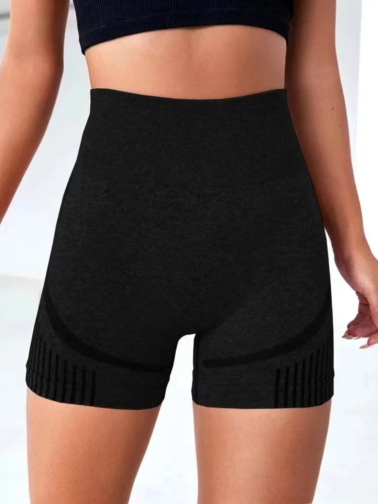 Women’s High Waist Yoga Shorts | Butt Lift Fitness Running Gym Workout Shorts