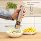 Electric Salt & Pepper Grinder Set - One-Handed Operation | Automatic Grinder for Kitchen