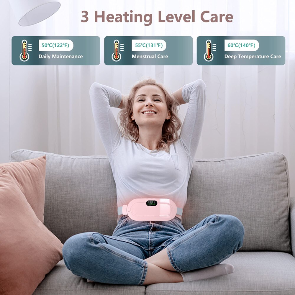 Feel the Soothing Heat | Menstrual Heating Pad Massager