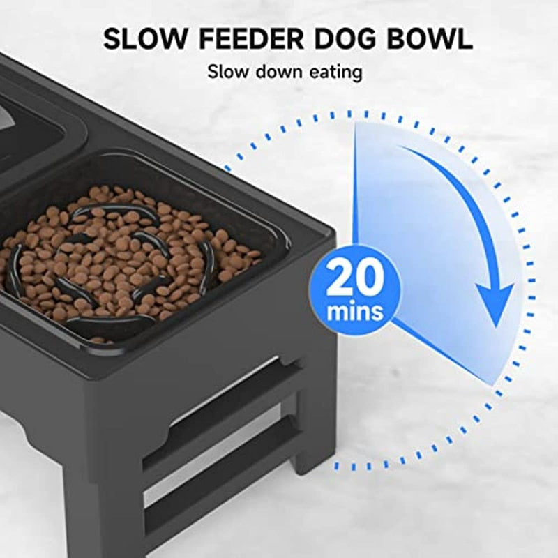 Non-Spill Dog Bowl: Elevated Feeding for Happy Dogs"