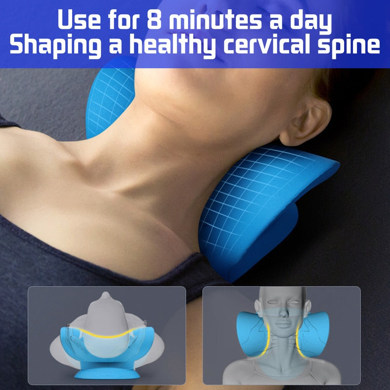 Cervical Spine Alignment Neck Shoulder Stretcher for Pain Relief