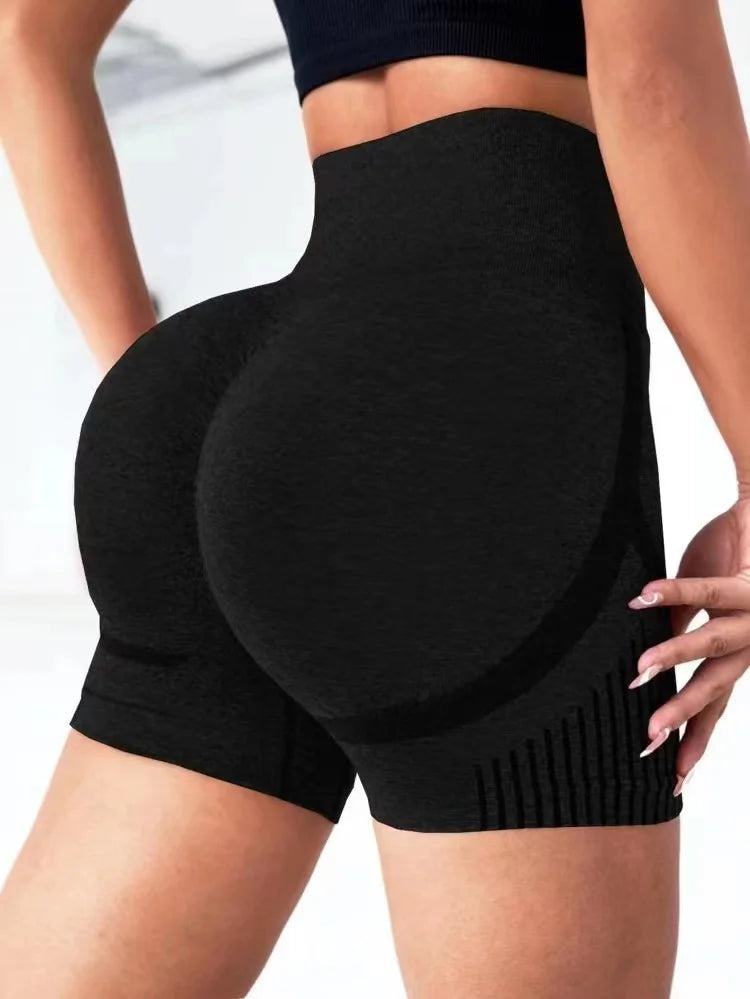 Women’s High Waist Yoga Shorts | Butt Lift Fitness Running Gym Workout Shorts